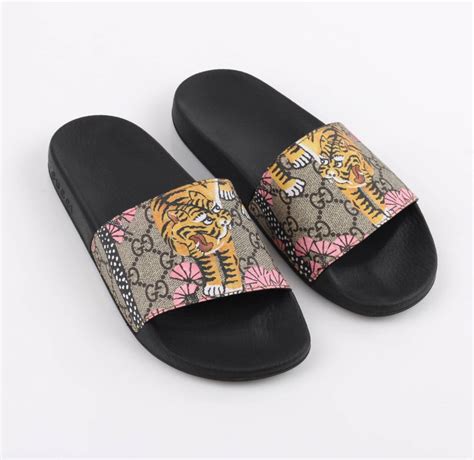 gucci bengal tiger slides womens|gucci tiger.